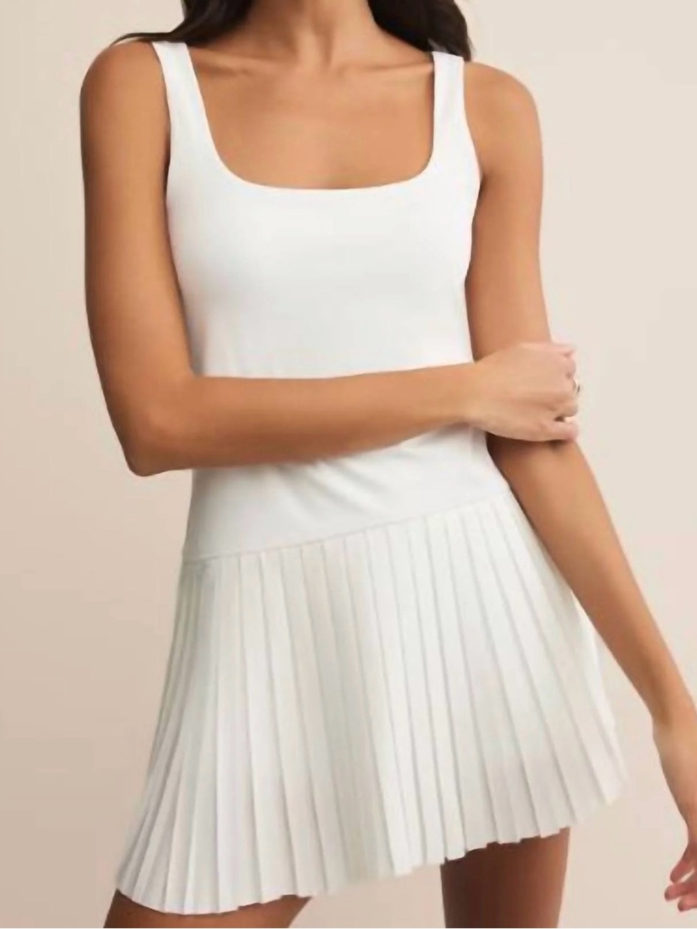 Z Supply Active White In Your Court Dress